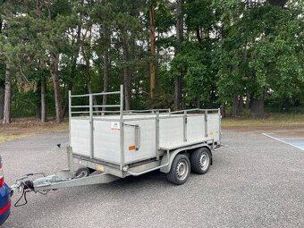 Bržděný el. sklopný přívěs Hapert 2000 kg, 155x300 cm - 8