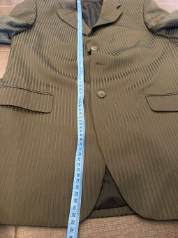 Vintage zelený pánský oblek (Green suit retro) - 2 kusy - 8