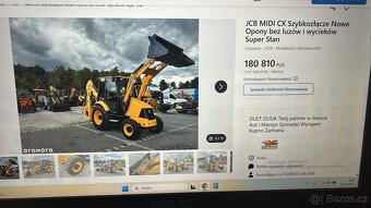 JCB MIDI rypadlo-nakladač TRAKTOR-BAGR - 8