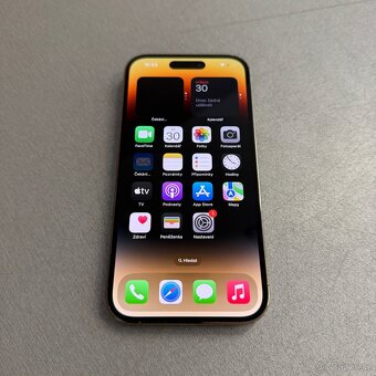 iPhone 14 Pro 256GB zlatý, top stav bez škrábance - 8