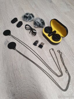 Bezdrátový mikrofon USB-C sada s nabíjecí krabičkou - 8