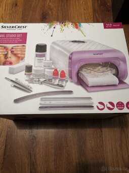 ÚV lampa silver crest nail studio set - 8