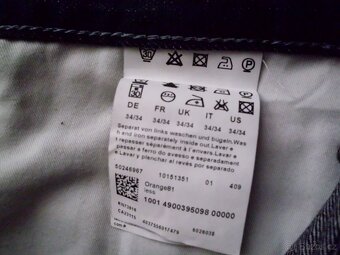 Hugo Boss Comfort fit nové pánske rifle L-34/34 - 8