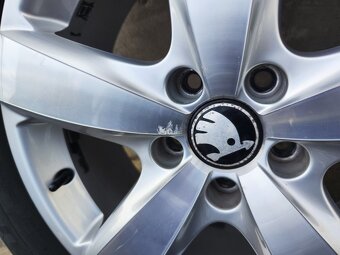 17"zimní alu sada Boston 5x112 origo Tiguan 2 Kodiaq Tarrac - 8