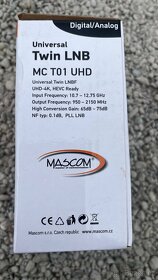Prodám LNB konvertor Mascom MC MAQS01 monoblok - 8