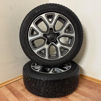 FIAT 500X 5x110 R17 ET40+ZIMNÍ 225/50R17 7,5/7mm - 8
