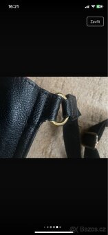 Černá kabelka přes rameno - 8