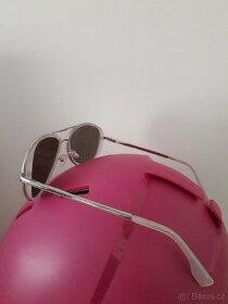 Dámské modré zrcadlové slunečni brýle UV filtr jako nové - 8