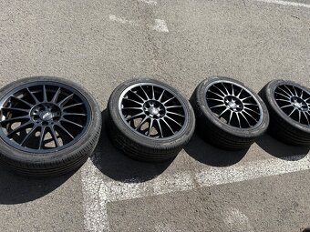 Prodám kola 5x100 R17 ATS s letními pneu 215/40Z R17 - 8