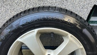 4x ALU kola + nové celoroční gumy QUARTARIS 5 R15/185/60 - 8