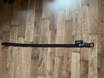 Nový pánský pružný opasek BANDI - vínový, L/XL - 8