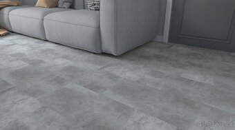 Nejodolnější vinylová SPC klik podlaha imitace betonu - 8