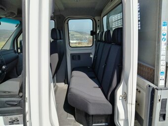 Volkswagen Crafter, 7 míst, dvojitá zadní kola, valník - 8