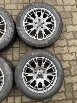 ORIGINÁL Alu Ford R16, 5x108 - TOP STAV, ZIMNÍ PNEU - 8