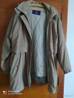 Dám. bunda (parka) starorůžová barva, vel.44, jarní,zimní - 8