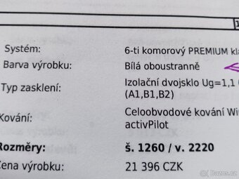 Plastové dveře s oknem - 8