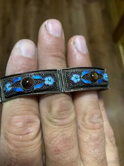 Naramek stribrny cinsky - 8