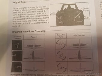 Nový RC model Letadla 6 GYRO, 4 kanály letadlo - 8