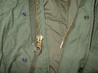 Džípovka Alpha Ind. US Army parka M-65 Made in USA - 8