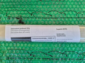 dekorativní prahové lišty Škoda Superb 3V0071303 - 8