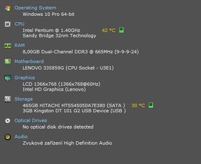 Lenovo ThinkPad E130,Win 10,HDD 500GB,RAM 8GB,11.6 palců - 8