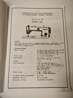 Šicí stroj Minerva 72129-101 - 8