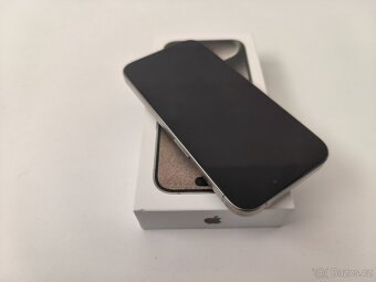 apple iphone 15 PRO 256gb Natural Titanium / Batéria 91% - 8