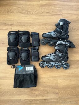 Prodám In-line brusle vel. 37-40 zn. Spokey( nastavitelne) - 8