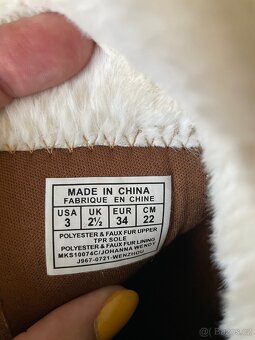 Dívčí kozačko/válenky Michael Kors vel. 34 top stav - 8