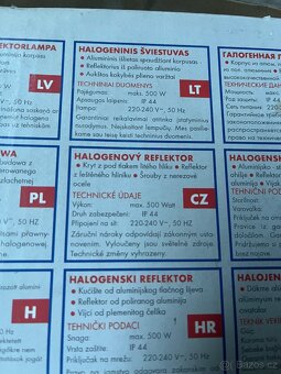 Halogenové světla. - 8