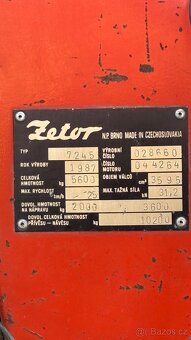 | Zetor 7245 | velké R34 kola 30km\h | +radio - 8