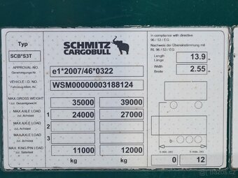 Schmitz CARGOBULL SCS 24/L,  LOW DECK, 33 PALET, TŘÍSTRANNÁ  - 8