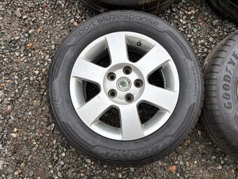 Alu orig letní sada Škoda 5x112 6J ET47 195/65 R15 - 8