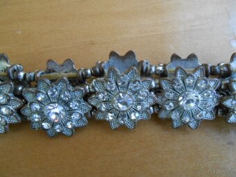 RETRO náramek s kamínky - známky stáří - 8