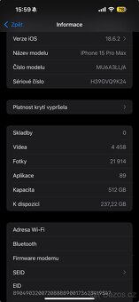 Iphone 15 PRO max 512GB - 8