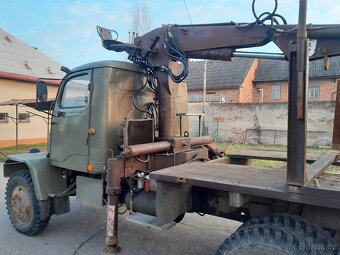 Vyvážečka Praga V3S  do lesa s  Hydr.rukou - 8