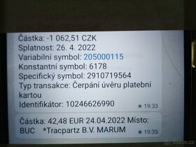 Manžeta brzdové tyče Yanmar YM 1602, F 26 - 8