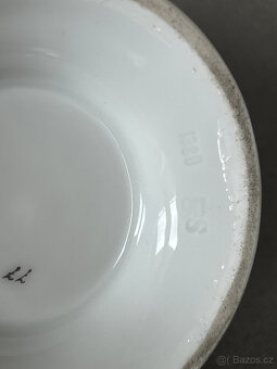 Starožitná váza 23 cm, 19. století, Slavkov Schlaggenwald - 8