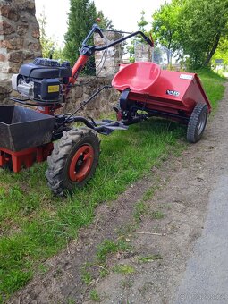 Malotraktor Vari Honda + sklápěcí přívěs - 8