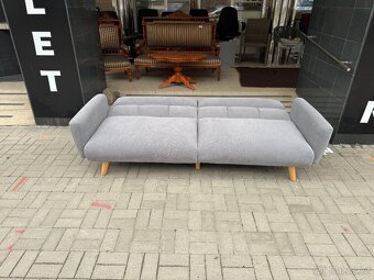 Rozkládací sedačka Nisco NERO NOVÁ 2.j. VÍCE KUSŮ - 8