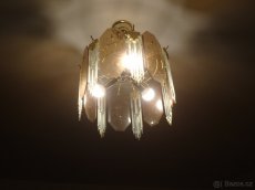 Lustr broušený starožitný - 8