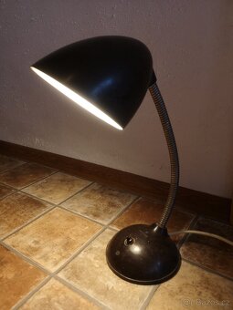 Stolní lampa bakelitová, starožitná - 8