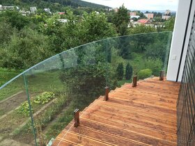 Bezpečnostní sklo, ZÁBRADLÍ - TERASA a SCHODIŠTĚ - 8