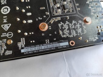 MSI GeForce GTX 1650 D6 VENTUS XS OCV3 - 8