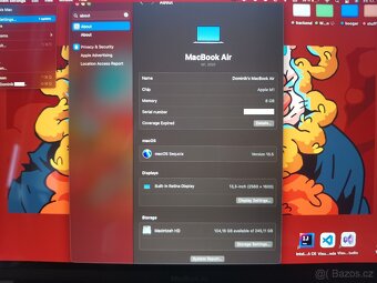 Macbook Air M1 2020, 256gb 8gb ram - 8