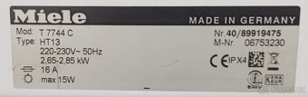 Kondenzační sušička prádla Miele - 8
