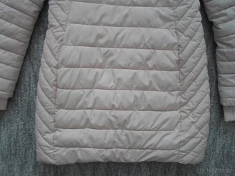 Růžová bunda bundička s kožíškem - 38, 40, M, L - 8