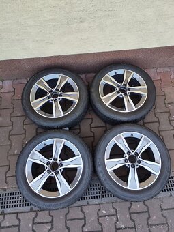 Originál ALU kola MERCEDES 17" s pneu BRIDGESTONE - 8