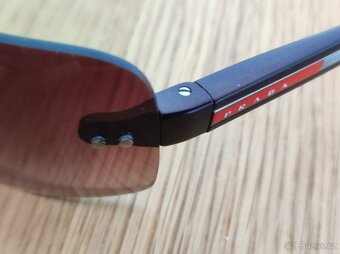 PRADA sportovní sluneční brýle Brown Gradinet - 8