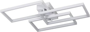 Bílé moderní stropní stmívatelné LED svítidlo - obdélníky - 8